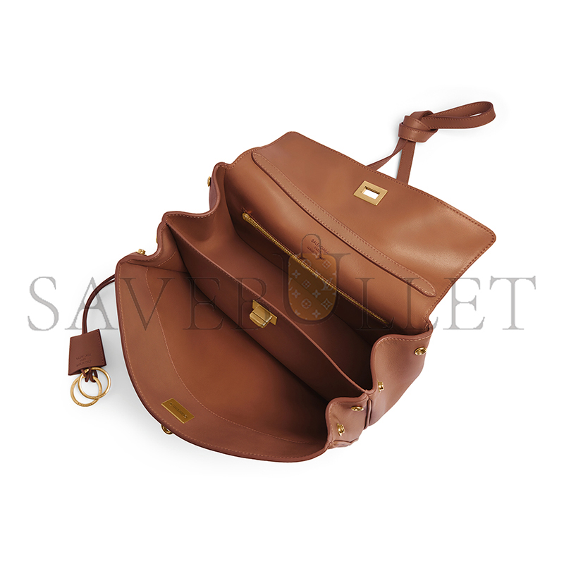 BALENCIAGA WOMEN'S RODEO HANDBAG SMALL IN NEW TAN 7897792AA4V2237 (27*20*10cm)